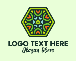 Geometric Textile Pattern  Logo