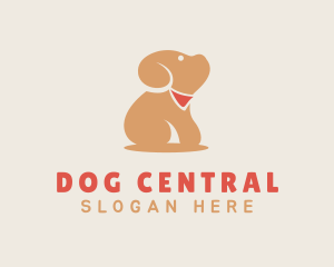 Puppy Scarf Vet logo design