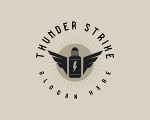 Thunder Vape Wing logo design