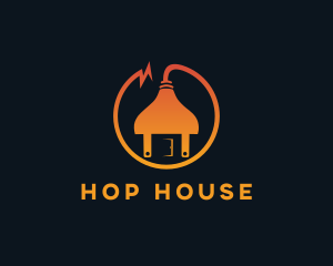 Electric House Utility logo design