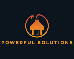 Electric House Utility logo design