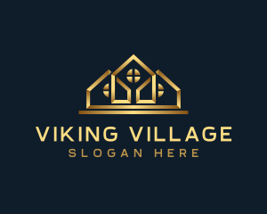 Luxury Village Realty logo design