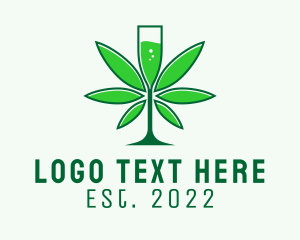 Organic Marijuana Champagne  logo