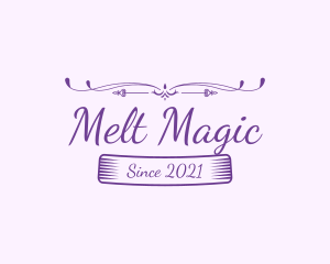 Purple Feminine Boutique logo design