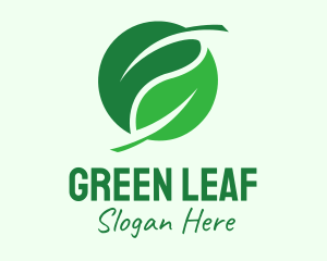 Green Leaf Herb logo design