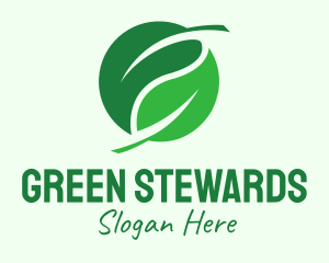 Green Leaf Herb logo design