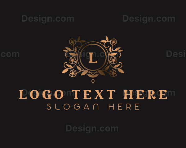 High End Floral Wedding Decor Logo