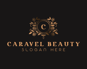 High End Floral Wedding Decor logo design