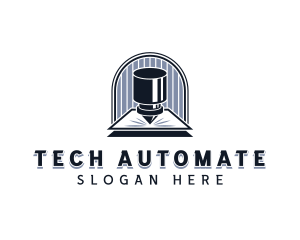 Industrial Automation Laser logo design