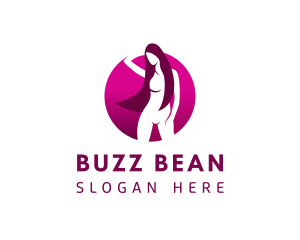 Sexy Nude Woman  logo design