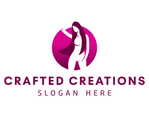 Sexy Nude Woman  logo design