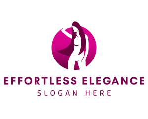 Sexy Nude Woman  logo design