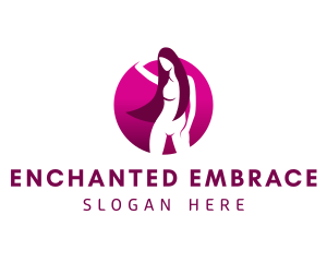 Sexy Nude Woman  logo design