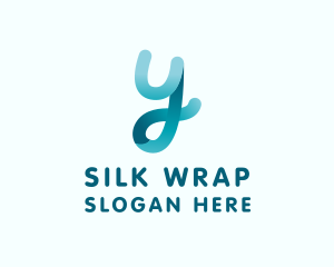 Cursive Ribbon Script Loop logo design