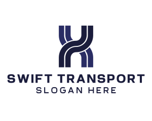 Transportation Planning Letter X logo