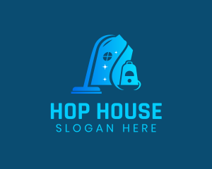 Vacuum Cleaner House Maintenance logo design