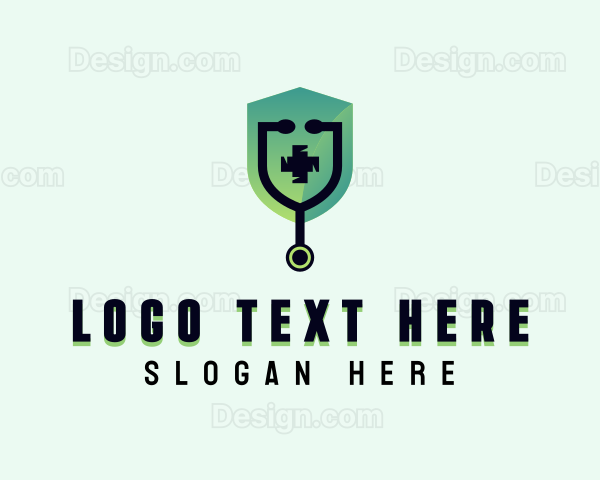 Stethoscope Medical Health Logo