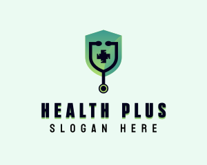 Stethoscope Medical Health logo design