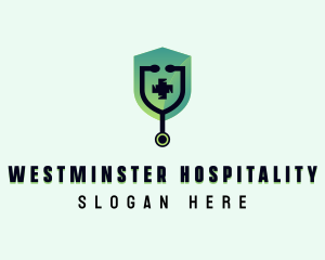 Stethoscope Medical Health logo design