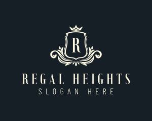 Regal Crown Shield logo design