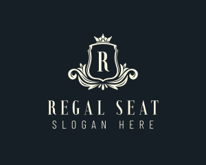 Regal Crown Shield logo design