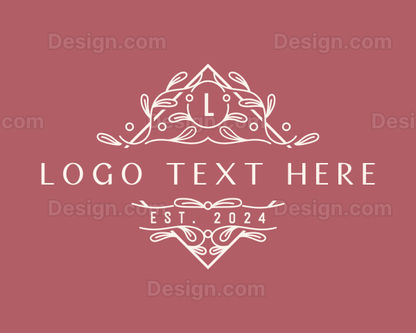 Decorative Floral Boutique Logo