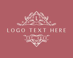 Decorative Floral Boutique Logo