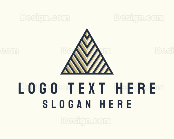 Modern Luxury Pyramid Logo