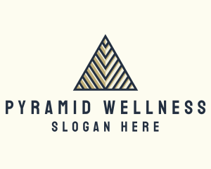 Modern Luxury Pyramid logo design