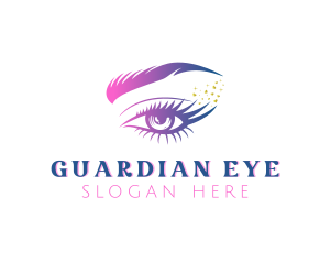 Eyelash Makeup Cosmetics logo design