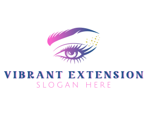 Eyelash Makeup Cosmetics logo design