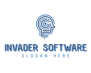 AI Technology Software logo design