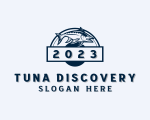 Tuna Fish Fishing logo design