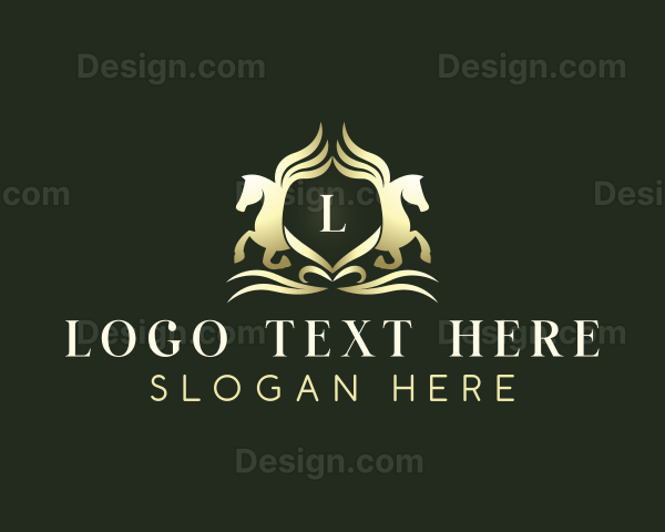 Premium Luxury Pegasus Logo