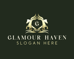 Premium Luxury Pegasus logo
