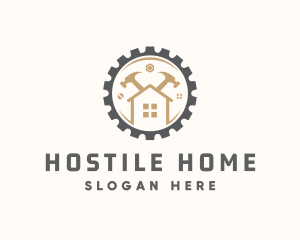 Home Construction Builder logo design