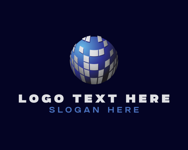 Hologram logo example 1