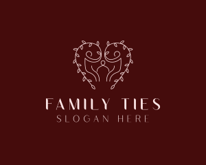 Heart Family Therapy logo design