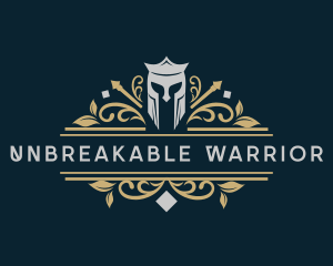 Warrior Armor Helmet logo design