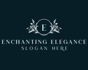 Elegant Flower Arrangement logo design