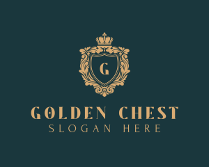 Golden Shield Royalty logo design