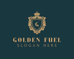 Golden Shield Royalty logo design