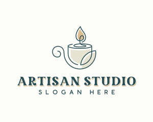 Spa Scented Candlelight logo design