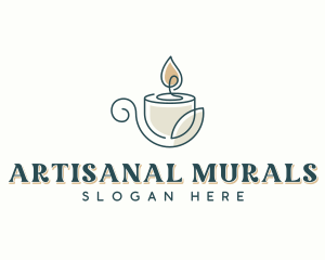 Spa Scented Candlelight logo design