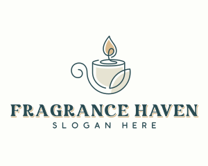 Spa Scented Candlelight logo design