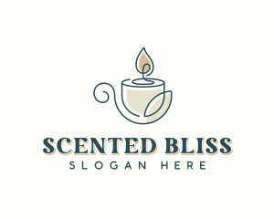 Spa Scented Candlelight logo design