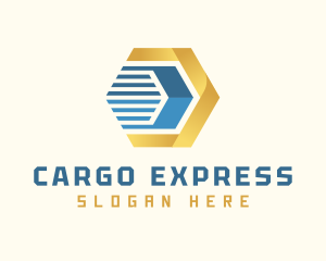 Hexagon Express Cargo logo design