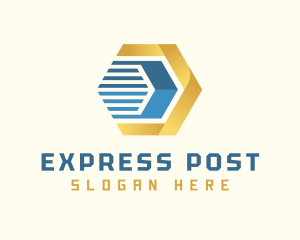 Hexagon Express Cargo logo design