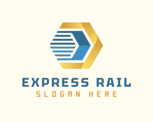 Hexagon Express Cargo logo design