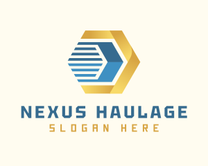 Hexagon Express Cargo logo design